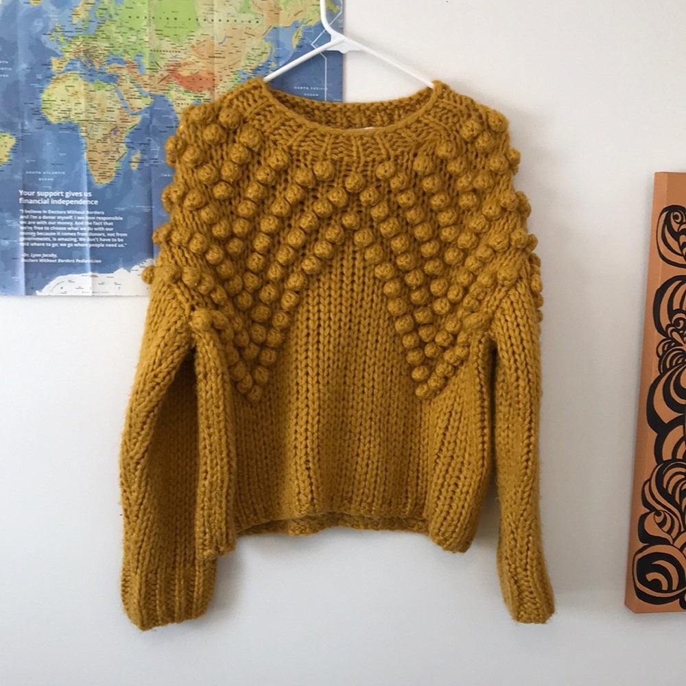 Chunky Gold Sweater